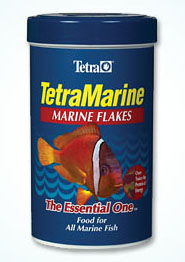 Feeding Tetra Marine Flakes